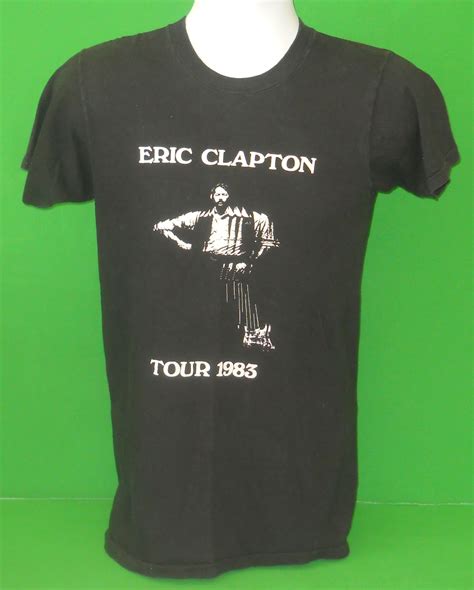 Graphic eric tshirt clapton love music legends live forever gifts for men women kids. The Voodoo Vintage: 1983 Eric Clapton Vintage Concert T Shirt
