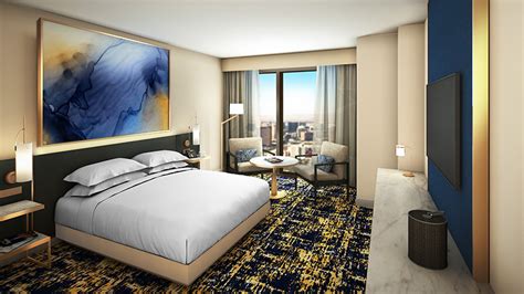 First Look Resorts World Las Vegas Previews Design For Hilton And Conrad Guestrooms Resorts