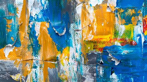 Abstract Painting Colorful Background