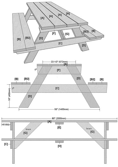 Diy Picnic Table Picnic Table Plans Woodworking Projects Diy Wooden Picnic Tables Build A