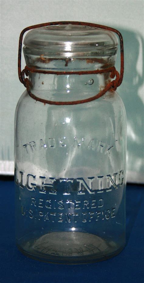 Vintage Putnam Lightning 19 Jar Quart Mason Jar Henry W Putnam