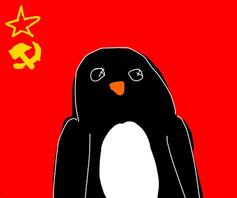 Penguin Starts To Support Ussr Drawception