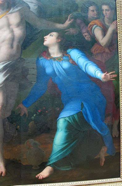 Agnolo Bronzino La Maddalena Particolare Dal Noli Me Tangere 1561