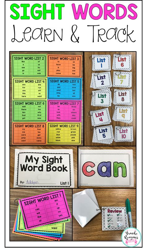 Progress Monitoring Sight Word Practice And Activities Editable
