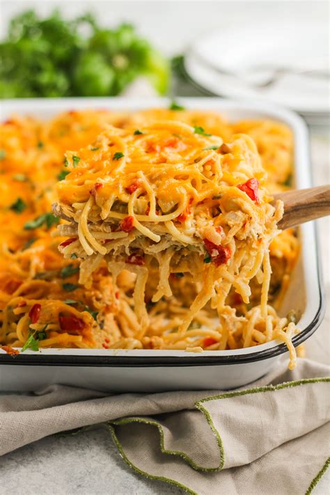 Creamy Chicken Spaghetti Recipe Setkab Com