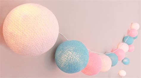 ‘nursery Cotton Ball Led Fairy Lights Cotton Ball Lights Interior
