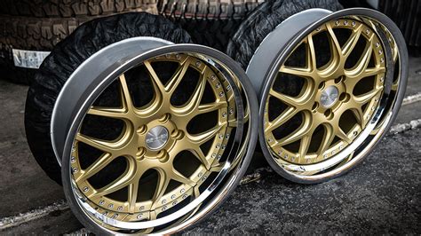 20 Rennen Wheels Csl 2 Matte Spanish Gold With Chrome