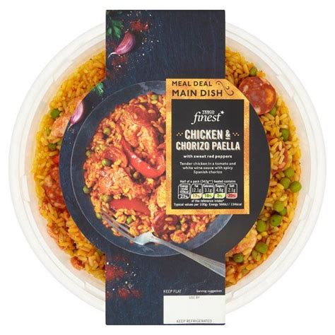 Tesco Finest Chicken And Chorizo Paella Tesco Groceries Aldi Dine In