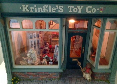 Window Display Starting To Come Together In Kringles Toy Co Toy