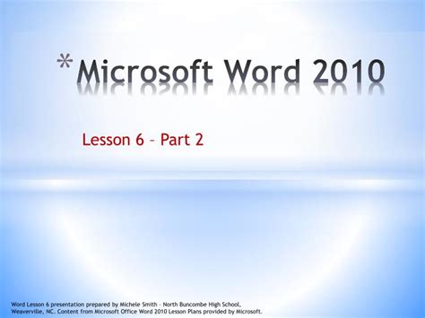 Ppt Microsoft Word 2010 Powerpoint Presentation Free Download Id