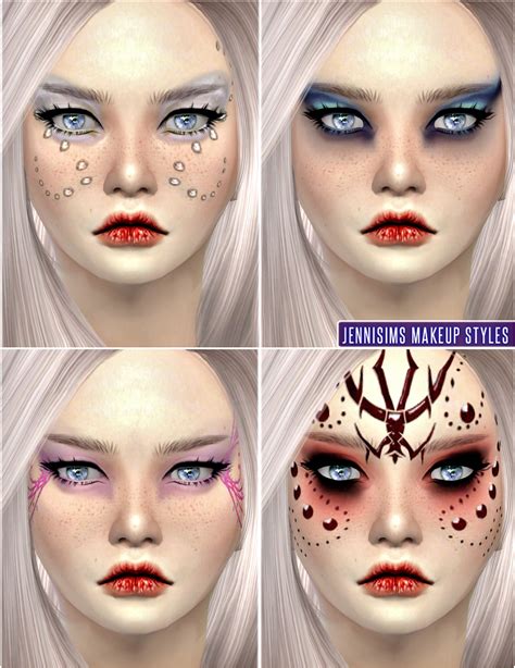 Female Eyeshadow Makeup The Sims 4 P2 Sims4 Clove Share Asia Makeup