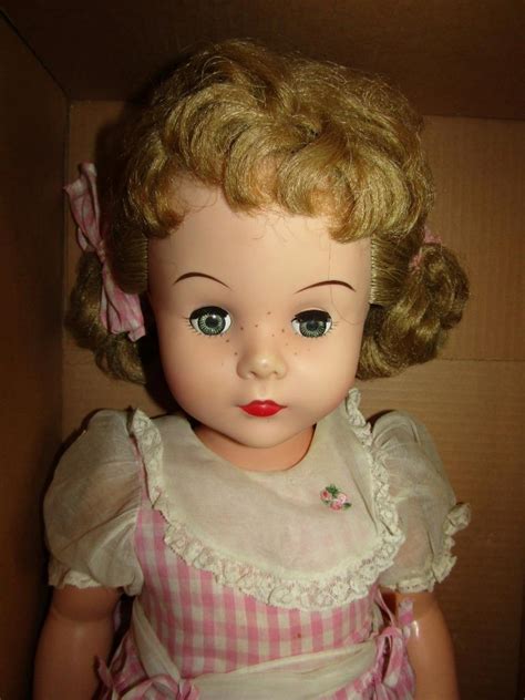 Vintage 1959 Effanbee Mary Jane Doll Play Pal Size 30” Flirty Eyes Freckles Wbo Ebay