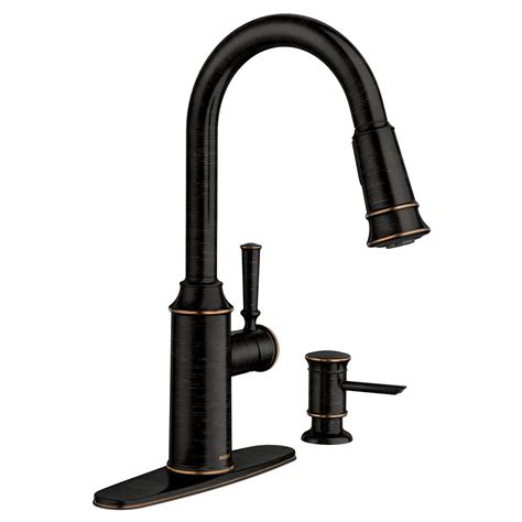 Top ratings for the highest quality brands. MOEN Kitchen Faucet Rustic 1-Handle Pull-Down Quick ...