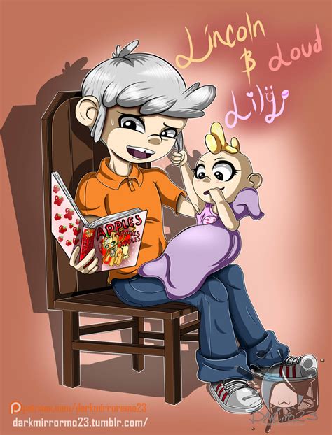 The Loud House Lincoln And Lilly By Darkmirroremo23 On Deviantart