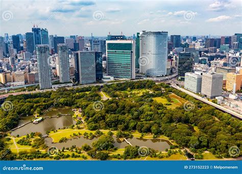 Aerial View Of Minato Tokyo Japan Stock Image Image Of Building