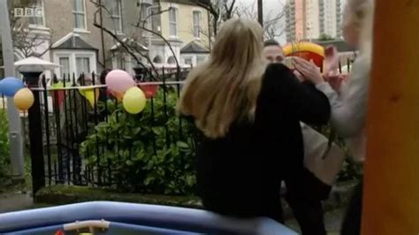 EastEnders Viewers DELIGHTED As Sonia Fowler Pushes Sharon Mitchell Into Paddling Pool Irish