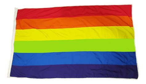 bandera lgbt pride arcoiris 90cm x 150cm para asta o pared envío gratis
