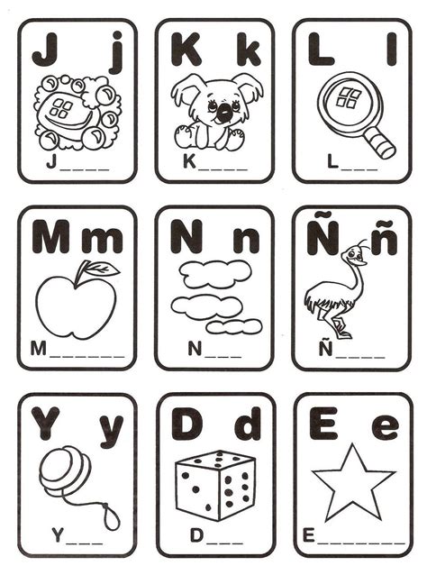 Loteria De Alfabeto Para Imprimir Imagui Alphabet Word Wall Cards