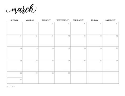Each month on a separate page with a room for notes. Free Printable 2021 Calendar - World of Printables