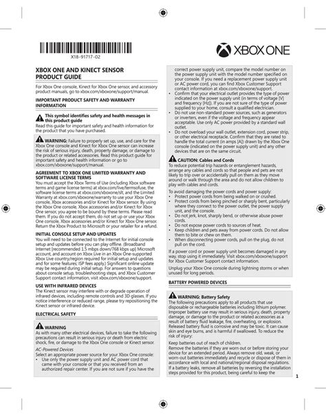 Microsoft Xbox One User Manual Pdf Download Manualslib
