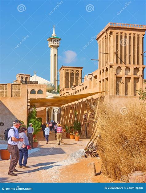 Al Fahidi Historical Neighbourhood In Dubai Editorial Stock Image