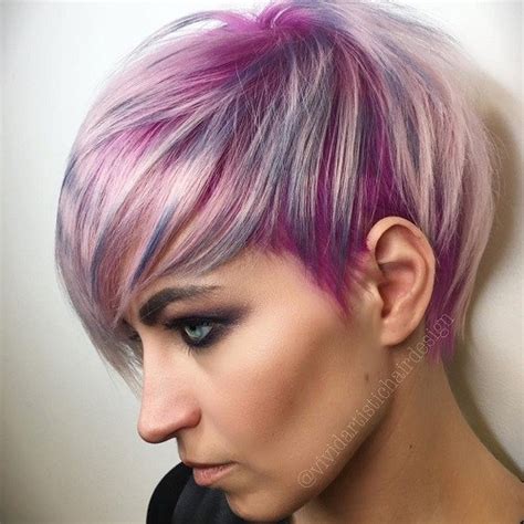 Blonde Brown And Red Highlighted Pixie Cuts For 2019