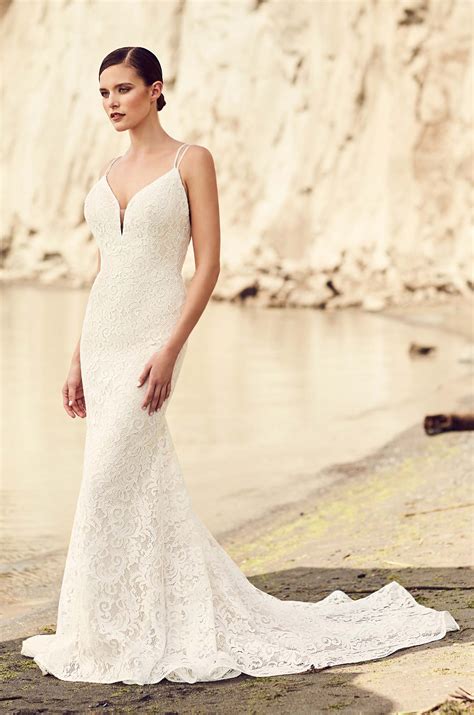Buy mikaella wedding dresses and get the best deals at the lowest prices on ebay! Lace Train Wedding Dress - Style #2103 | Mikaella Bridal