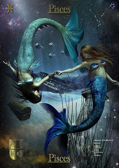 1574 Best Pisces And Mermaids Images On Pinterest Mermaids Mermaid Art