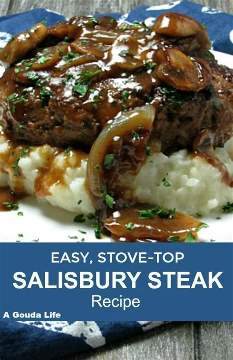 Sirloin meat (= 1 steak) 1 beef steak tagalog (bistek). Simple one pan Salisbury Steak - seasoned ground beef patties in a rich mushroom onion gr ...