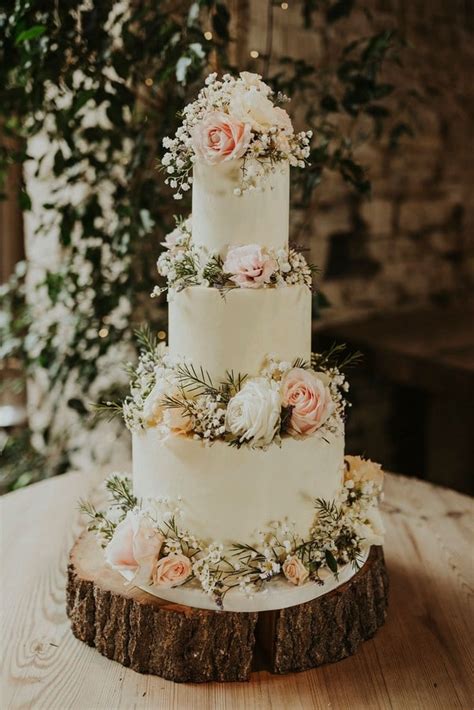 Country Rustic Wedding Cake Ideas Oh The Wedding Day