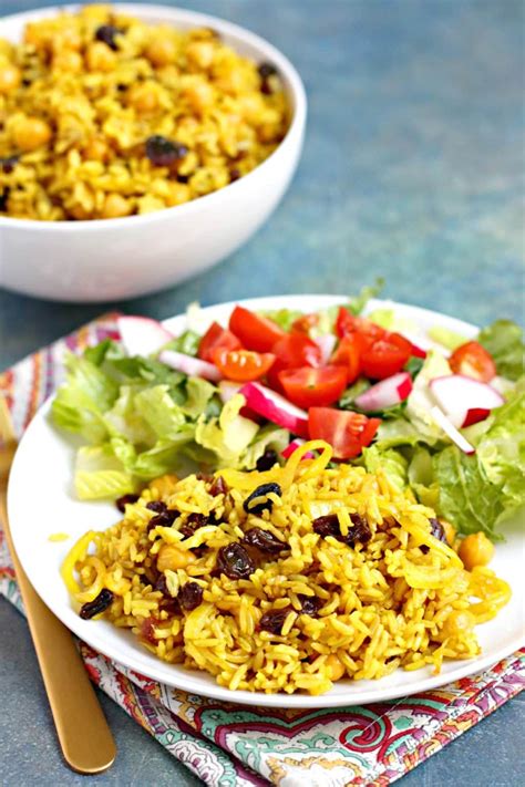 As that was cooking on the stove, i looked at my counter…i had zucchini, carrots, chickpeas and jícama that all needed to be used before they. Basmati Rice Pilaf with Chickpeas and Dried Fruit ...