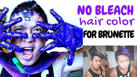 Think of this as the paint of hair instead, our system considers things like how recent a review is and if the reviewer bought the item on amazon. SPLAT NO BLEACH hair dye for brunette /purple hair - YouTube