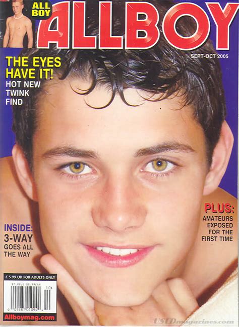 Allboy September 2005 The Eyes Have It Hot New Twink Find Mag