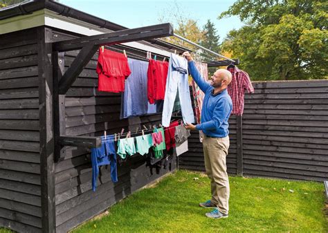 Drying Rack Without Holes In The Lawn Do It Yourself Clothes Line