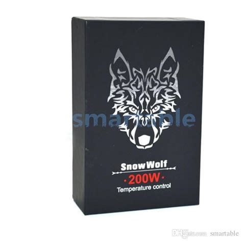 Temperature Control Snow Wolf 200w Box Mod Snowwolf Box Mod Variable