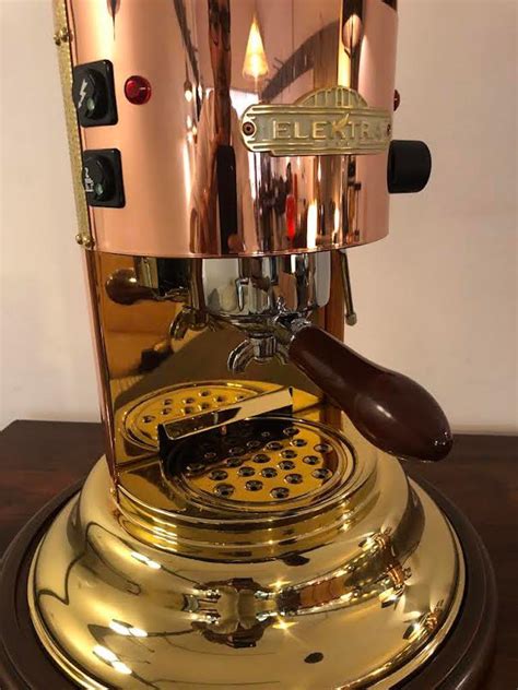 Italian Espresso Coffee Machine And Grinder From Elektra Model Belle