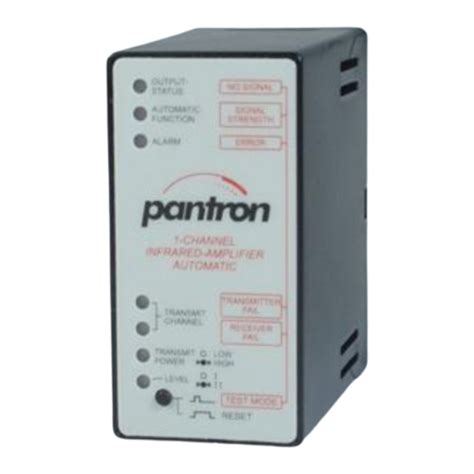 Pantron Isg A101 Operating Instructions Pdf Download Manualslib
