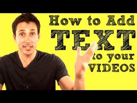 Just use our tool and your video will become more captivating. Adding TEXT to video - How To do it Quick & Easy [TUTORIAL ...