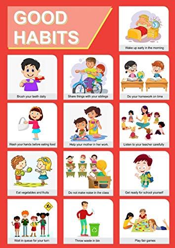 44 Off On Paper Plane Design Good Habits Educational Charts For Kids