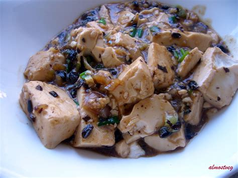 Almostveg Silken Tofu With Black Bean Sauce