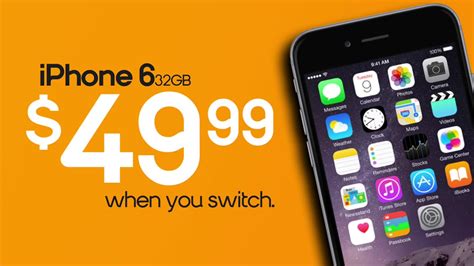 Boost Mobile Iphone 6 32gb For 4999 Plus 3 Lines For 100mo Youtube