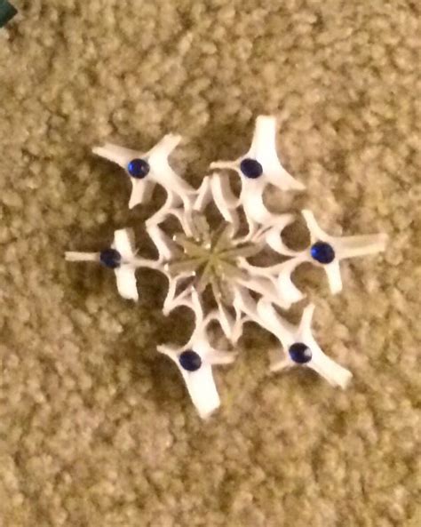 Snowflake Pin Christmas Ornaments Holiday Decor Novelty Christmas