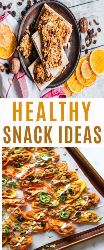 Healthy Snack Ideas - A Little Craft In Your Day in 2020 ...