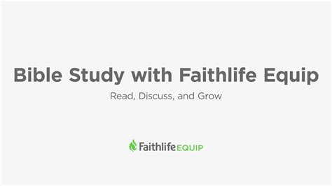 Bible Study With Faithlife Equip Faithlife Tv