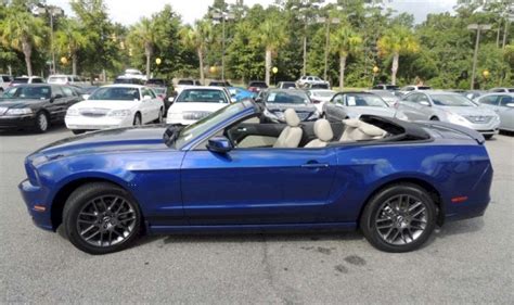 Deep Impact Blue 2013 Ford Mustang Club Of America Convertible