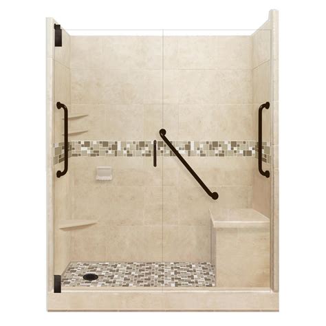 Choose hardware, shower accessories and kits in various finishes and styles from the passage shower collection to complete your shower remodeling project. American Bath Factory Tuscany Freedom Grand Hinged 36 in ...