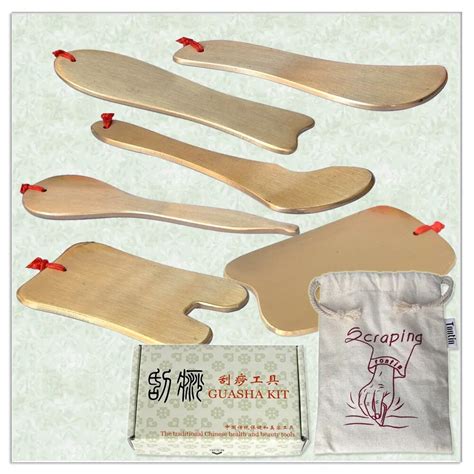 New Traditional Copper Acupuncture Massage Tool Guasha Beauty Spa Kit