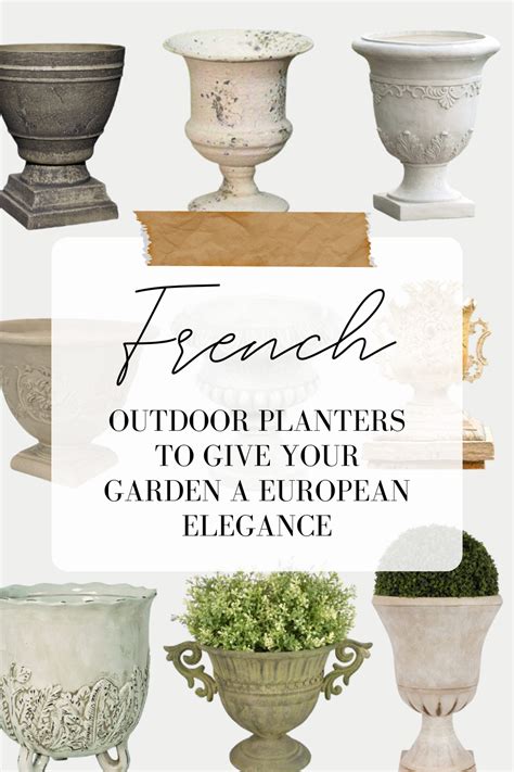 Here Are French Country Outdoor Planters To Help You Create A
