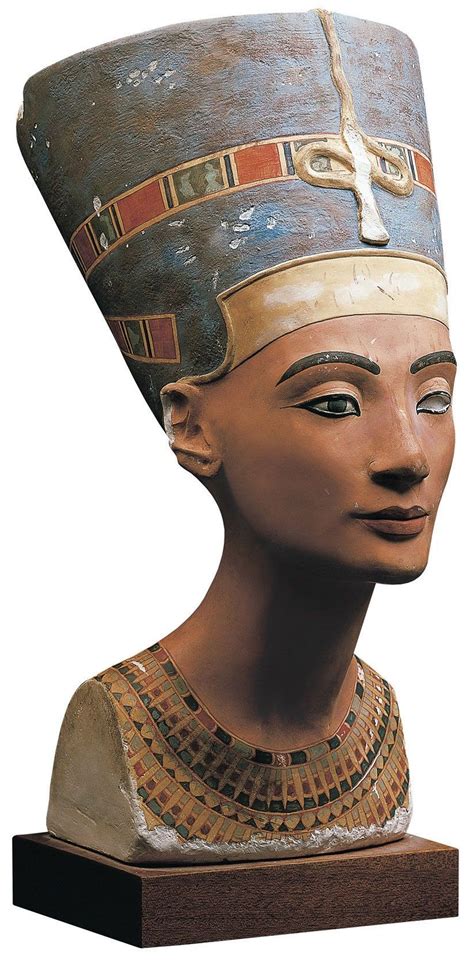 Egyptian Queen Nefertiti Bust Sculpture Identical Museum Reproduction