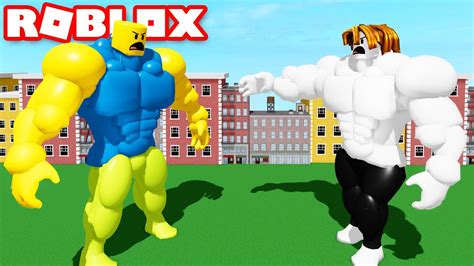 I Fought The Strongest Noob In Roblox Youtube